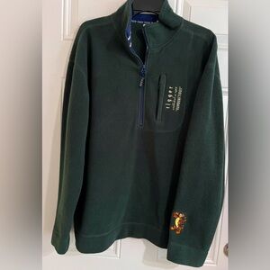 Disney‎ Pullover Women's 2X Green Tigger 1/4 Zip Fleece Embroidered Winnie Pooh